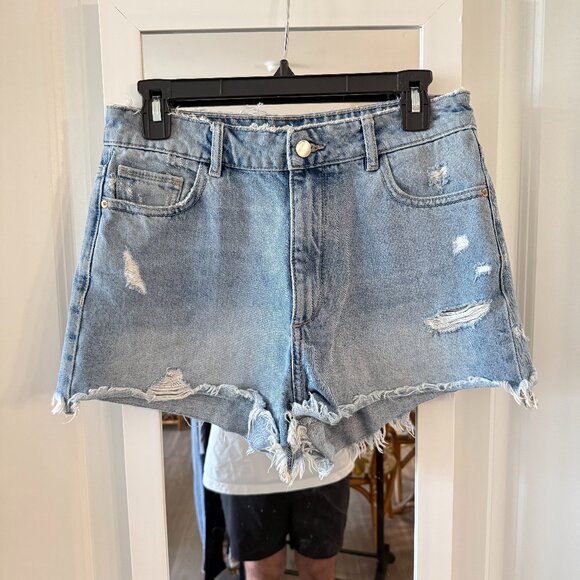 Women's DL1961 Denim Shorts Size 28 Color Blue Cleo Shorts High Rise - Picture 1 of 4